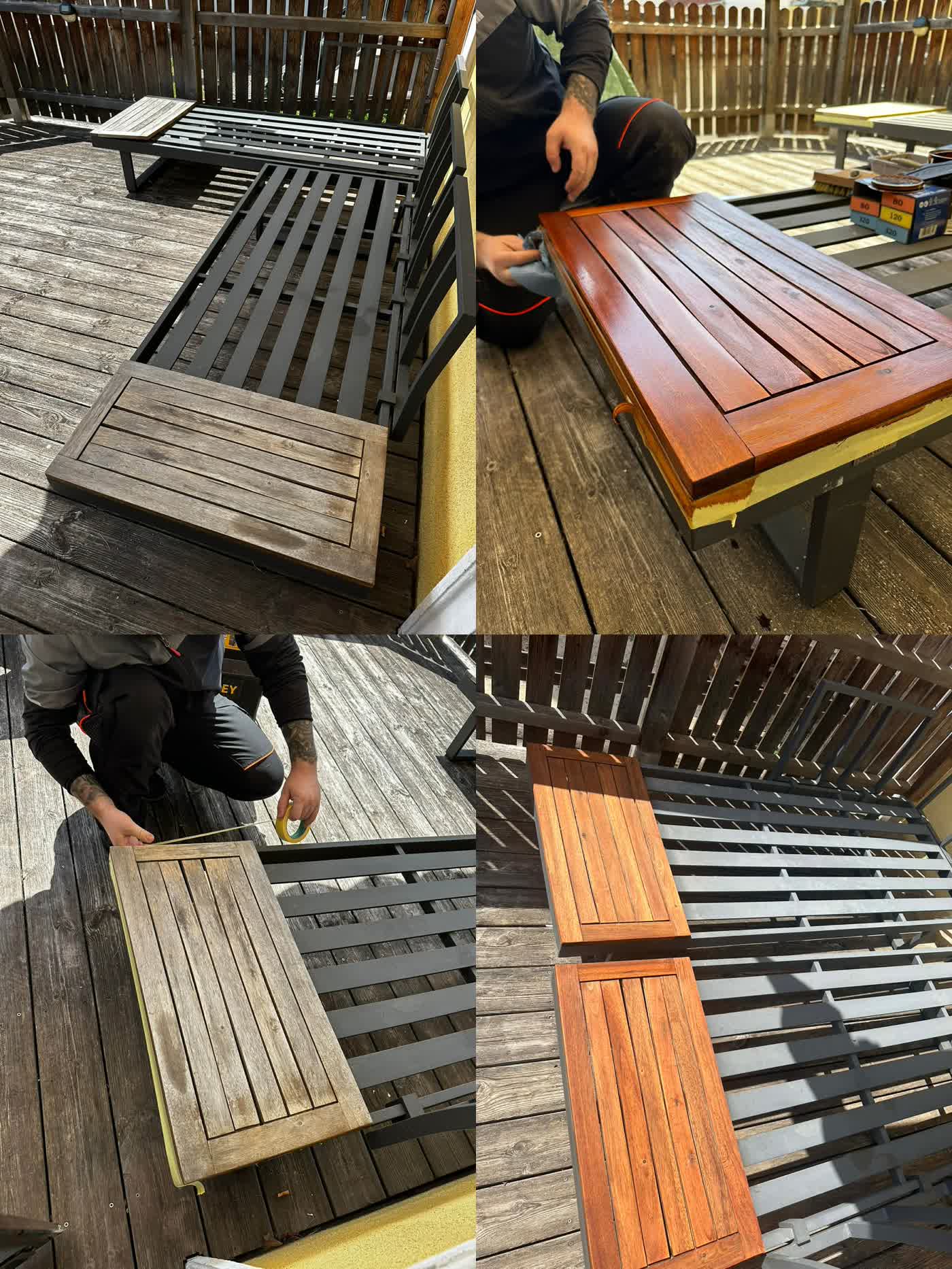 Klupe Vorher Nachher