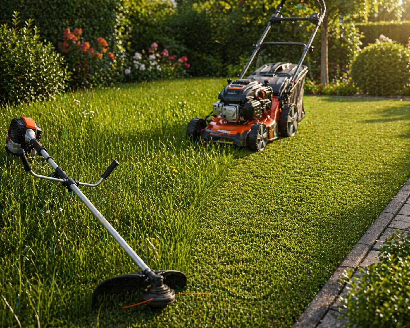 Gartenpflege und Rasenmähen