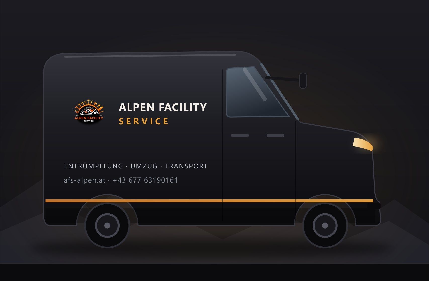 Entrümpelung, Umzug und Transport mit großem Transporter von Alpen Facility Service